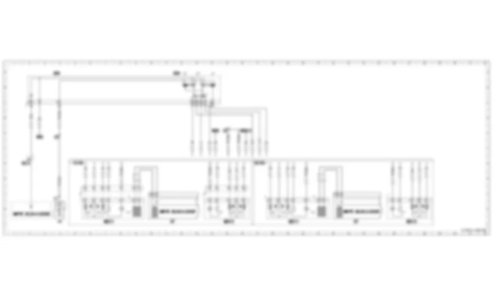 Электросхема Наружные зеркала для Mercedes-Benz SL-class (R170) 1996—2004