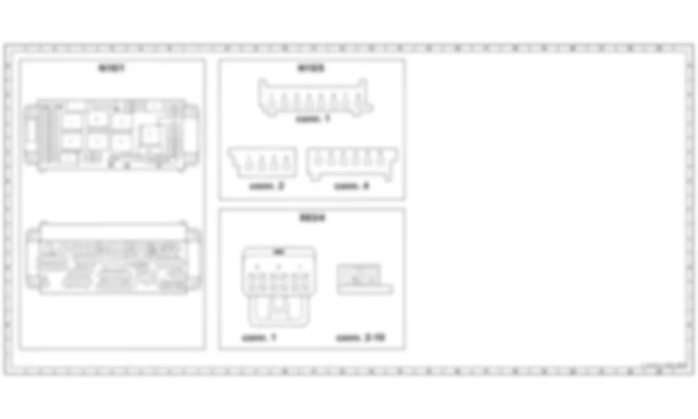 Распиновка разъемов схемы Блок управления электронным селекторным модулем для Mercedes-Benz SLK-class (R171) 2004—2011