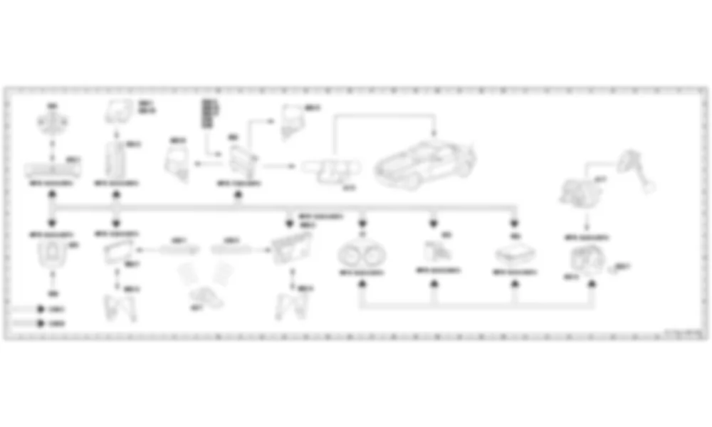 Электросхема Функциональная схема электрической системы Vario Roof для Mercedes-Benz SLK-class (R171) 2004—2011