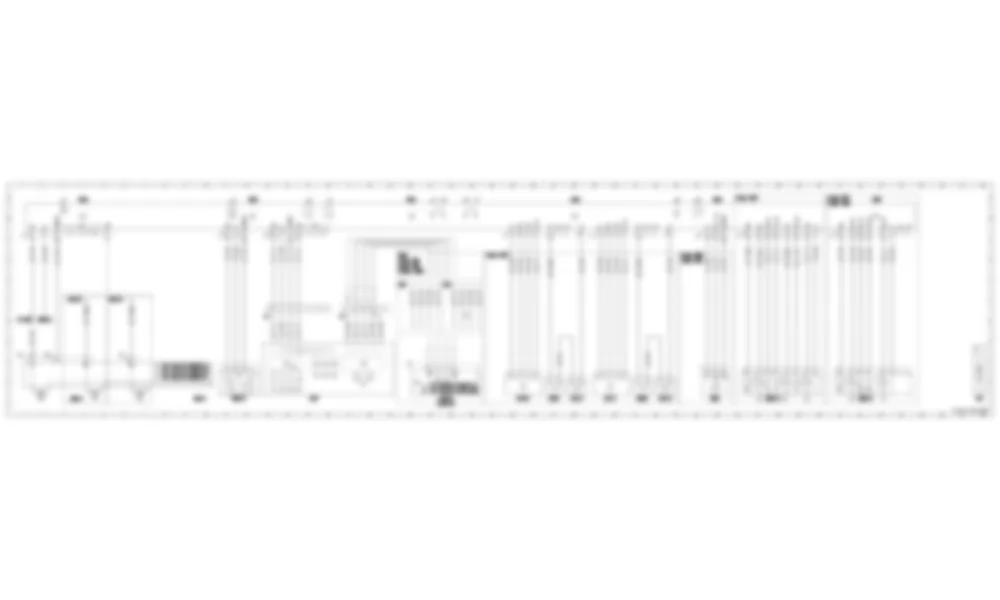 Электросхема Блок управления потолочной панелью управления (OCP) для Mercedes-Benz SLK-class (R172) 2011-2020