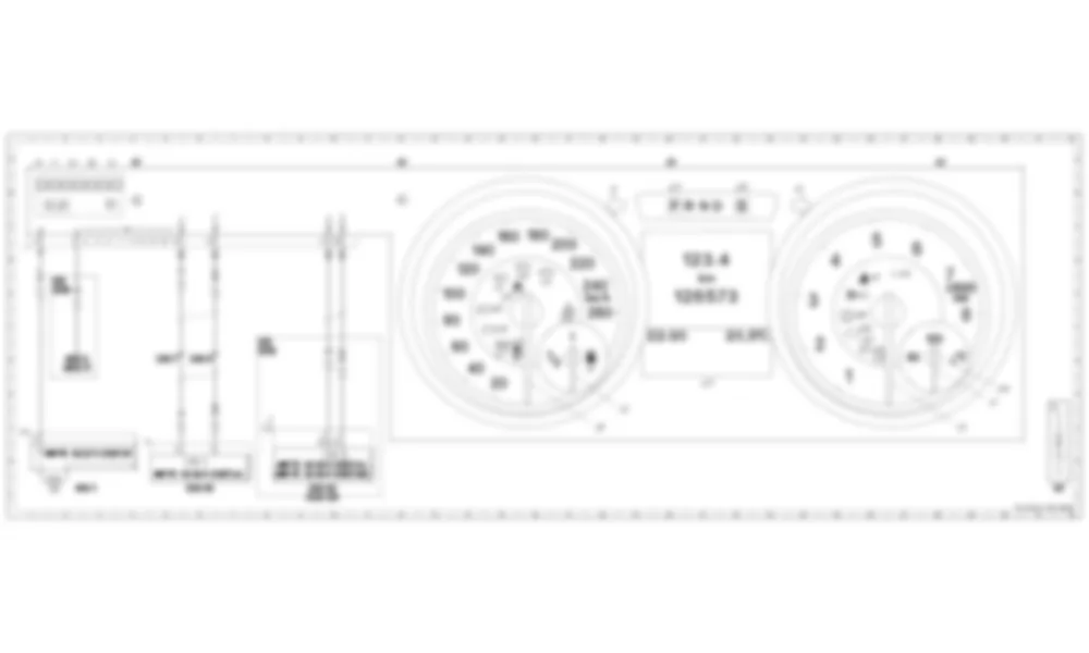 Электросхема Блок управления комбинации приборов (IC) для Mercedes-Benz SLK-class (R172) 2011-2020