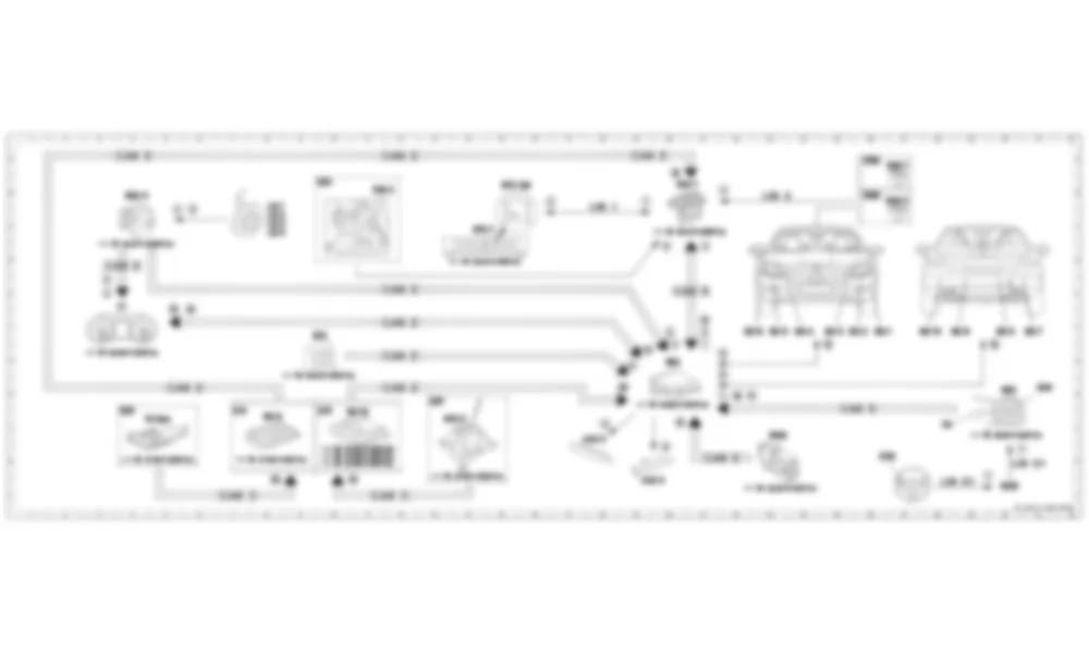 Электросхема Принципиальная электрическая схема парковочной системы для Mercedes-Benz SLK-class (R172) 2011-2020
