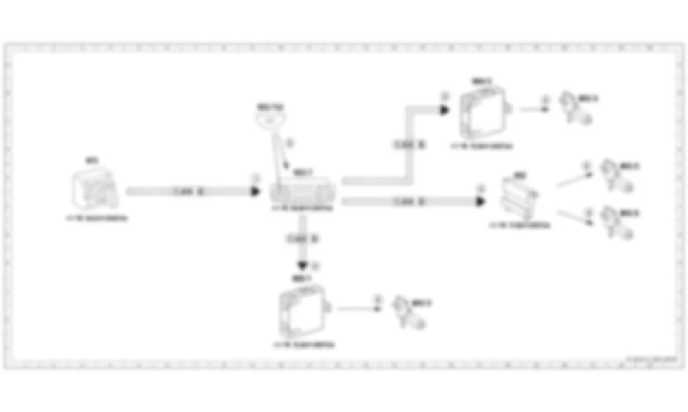 Электросхема Принципиальная электрическая схема для удобного открытия / закрытия через рециркуляционный для Mercedes-Benz SLK-class (R172) 2011-2020