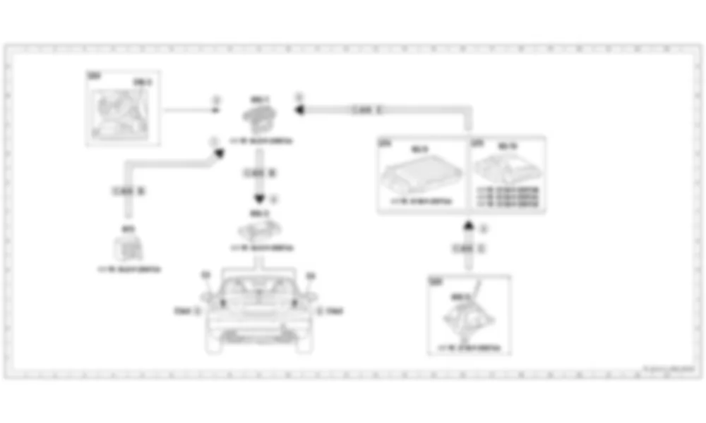 Электросхема Принципиальная электрическая схема срабатывания резервного света для Mercedes-Benz SLK-class (R172) 2011-2020