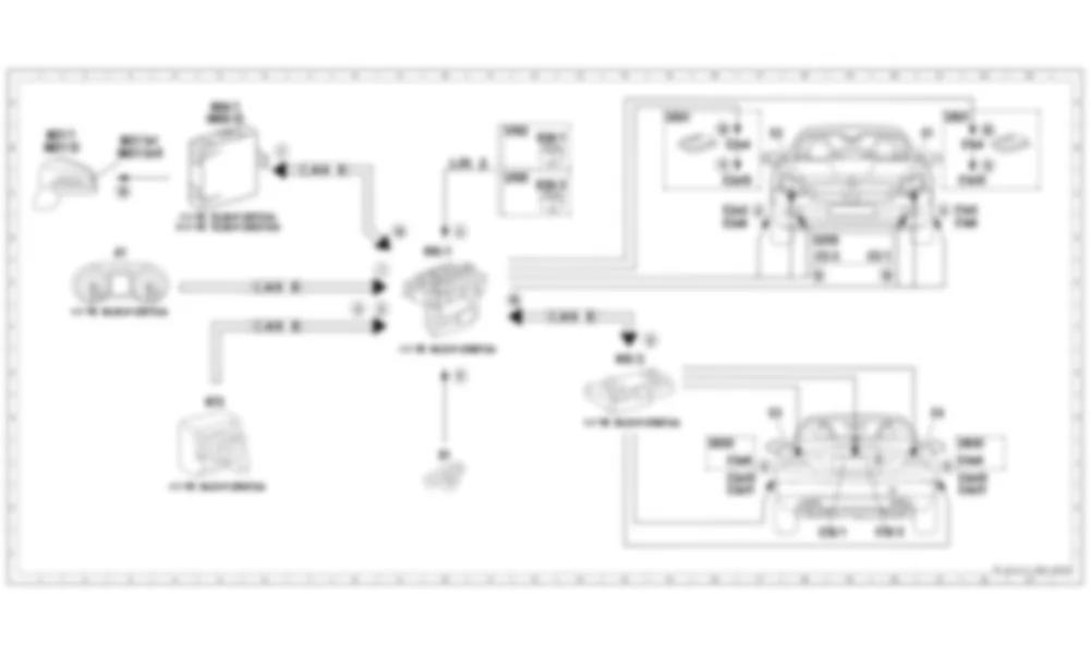 Электросхема Принципиальная электрическая схема, задержка выключения фар (SWA) для Mercedes-Benz SLK-class (R172) 2011-2020