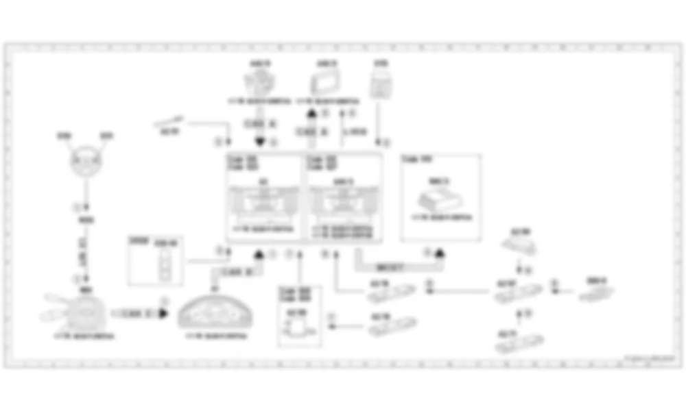 Электросхема Электрическая схема для режима аудио, функция для Mercedes-Benz SLK-class (R172) 2011-2020