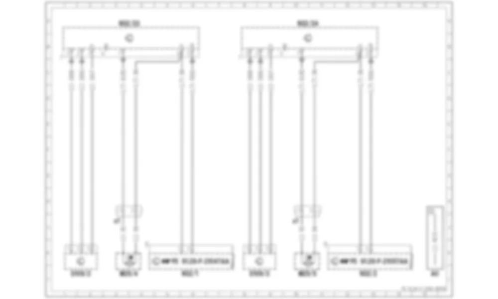 Электросхема Схема подключения поясничной опоры для Mercedes-Benz SLK-class (R172) 2011-2020