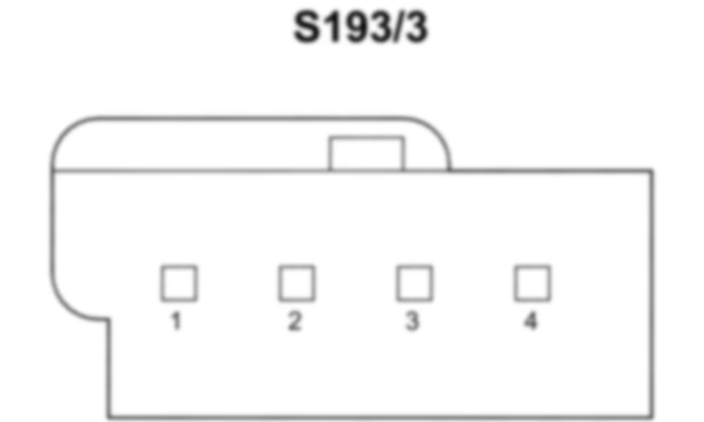 Распиновка разъема S193/3 -  Кнопка AMG для Mercedes-Benz SLS-class (C197) 2010-2020