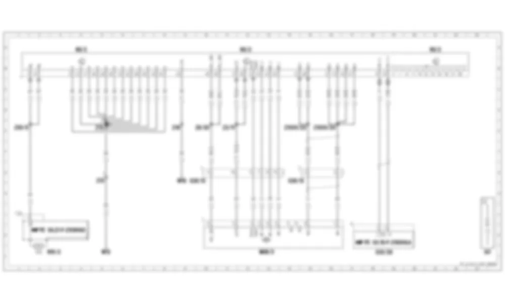 Электросхема Схема подключения блока управления блокировкой дифференциала для Mercedes-Benz SLS-class (C197) 2010-2020
