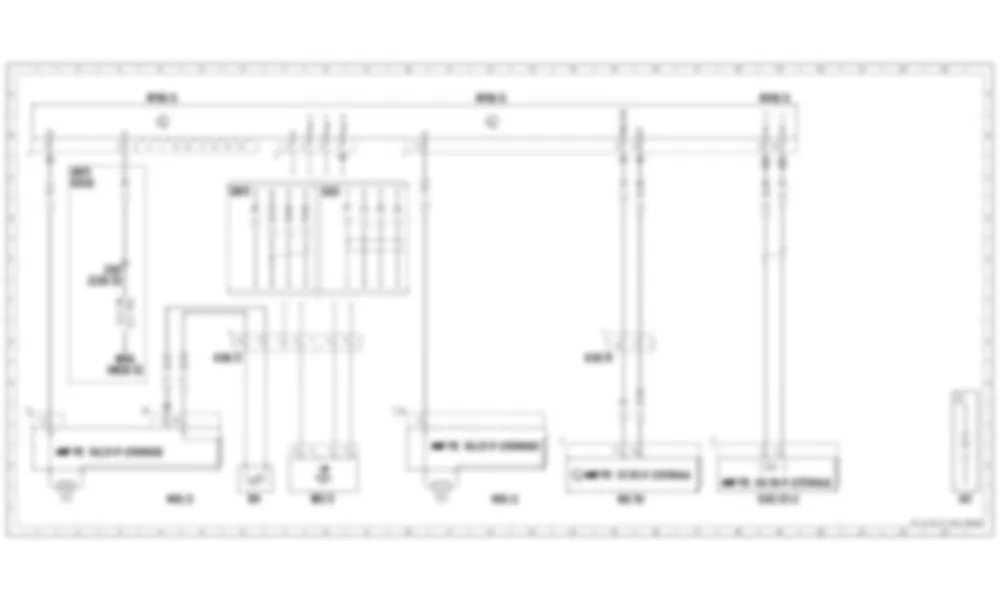 Электросхема Блок управления топливным насосом для Mercedes-Benz SLS-class (C197) 2010-2020