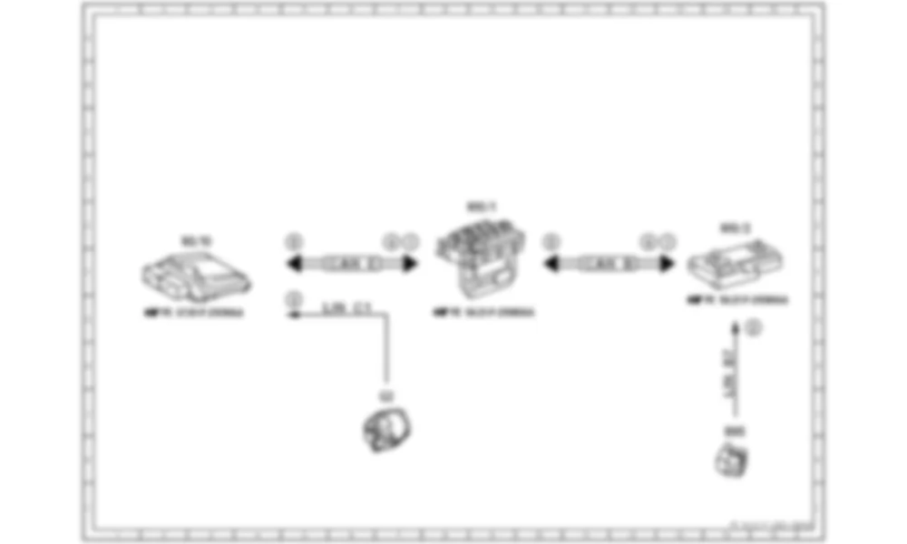 Электросхема Принципиальная электрическая схема динамического увеличения холостого хода для Mercedes-Benz SLS-class (C197) 2010-2020