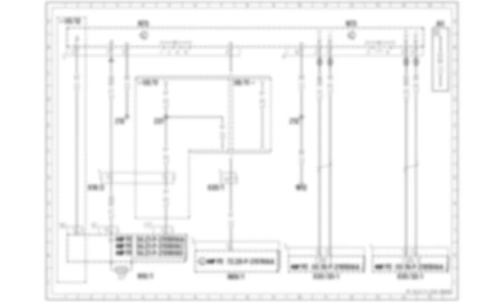 Электросхема Блок управления электронным замком зажигания (EIS) для Mercedes-Benz SLS-class (C197) 2010-2020