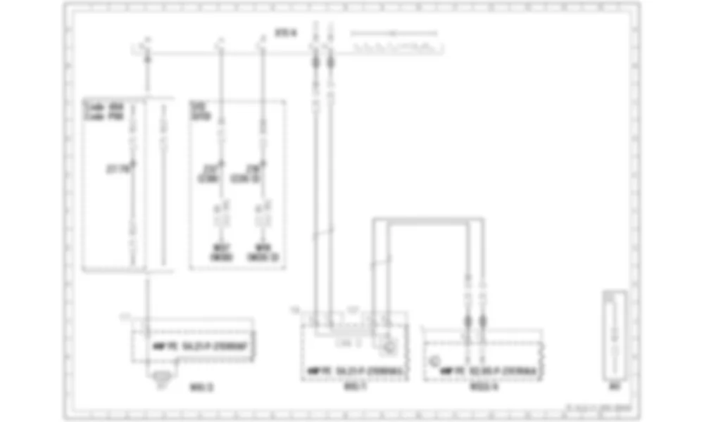 Электросхема Разъем канала передачи данных / диагностический разъем для Mercedes-Benz SLS-class (C197) 2010-2020