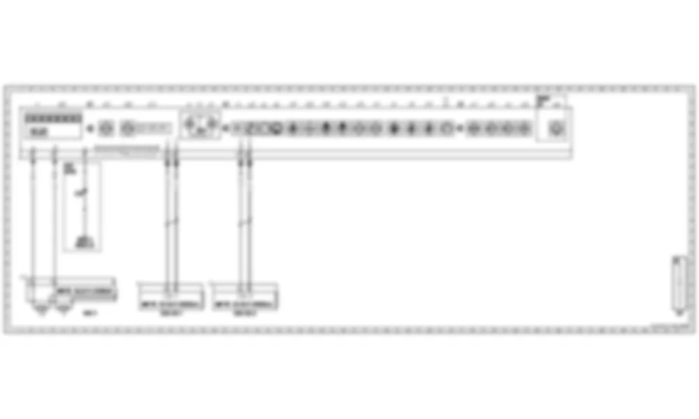 Электросхема Блок управления комбинации приборов (IC) для Mercedes-Benz SLS-class (C197) 2010-2020