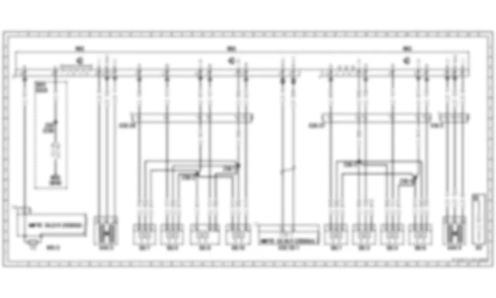 Электросхема Блок управления парктроником (ПТС) для Mercedes-Benz SLS-class (C197) 2010-2020