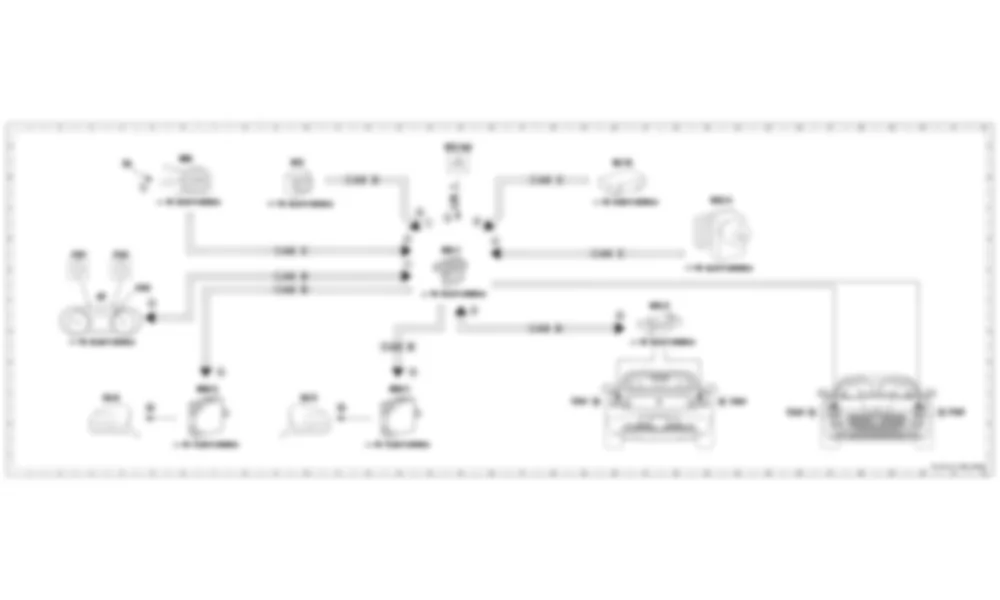 Электросхема Принципиальная электрическая схема, срабатывание указателя поворота для Mercedes-Benz SLS-class (C197) 2010-2020