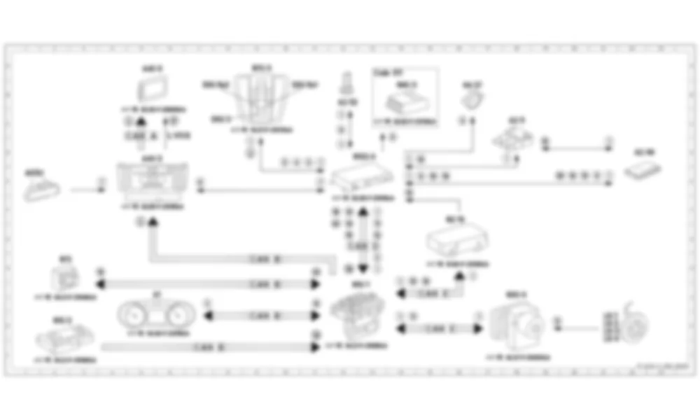 Электросхема Функциональная электрическая схема системы экстренного вызова TELE AID для Mercedes-Benz SLS-class (C197) 2010-2020