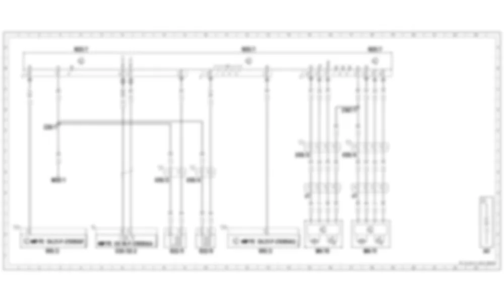 Электросхема Блок управления AIRSCARF для Mercedes-Benz SLS-class (C197) 2010-2020