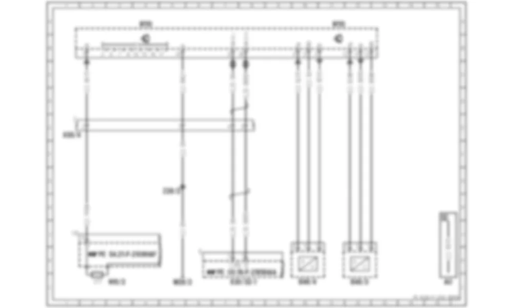 Электросхема Блок управления системой измерения веса (WSS) для Mercedes-Benz SLS-class (C197) 2010-2020