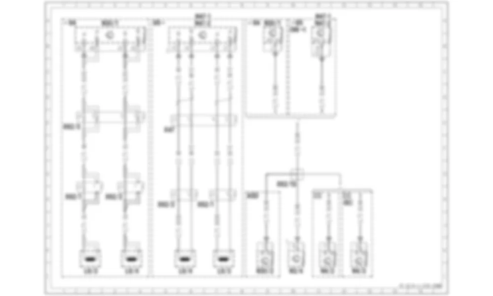 Электросхема Сигнал скорости заднего моста (VSS) для Mercedes-Benz C-class (W202) 1993—2001