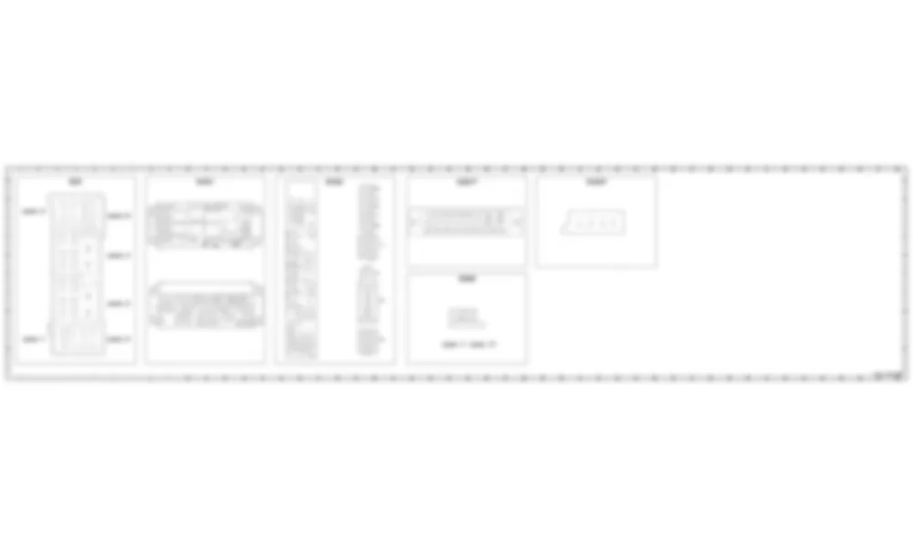 Распиновка разъемов схемы Модуль управления потолочной панелью управления (OCP) для Mercedes-Benz C-class (W203) 2000—2007
