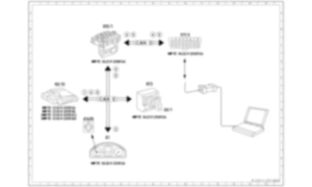 Электросхема Принципиальная электрическая схема, диагностика блока управления двигателем ME для Mercedes-Benz C-class (W204) 2007—2014