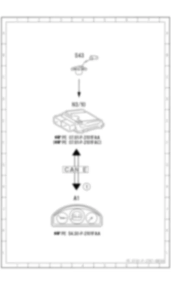 Электросхема Принципиальная электрическая схема, информация об уровне моторного масла ME для Mercedes-Benz C-class (W204) 2007—2014