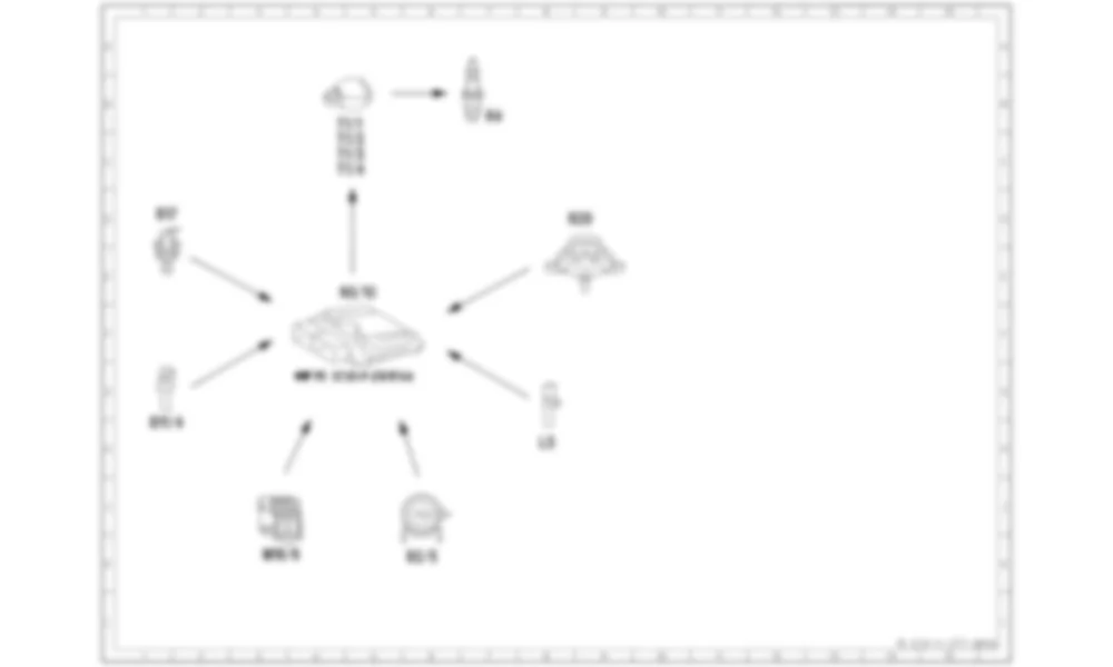 Электросхема Принципиальная электрическая схема, функция защиты от перегрева / детонации ME для Mercedes-Benz C-class (W204) 2007—2014