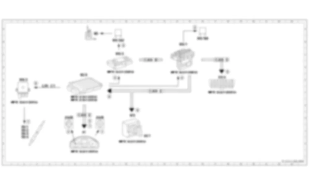 Электросхема Принципиальная электрическая схема системы впрыска дизельного топлива Common Rail (CDI), зажигание включено для Mercedes-Benz C-class (W204) 2007—2014