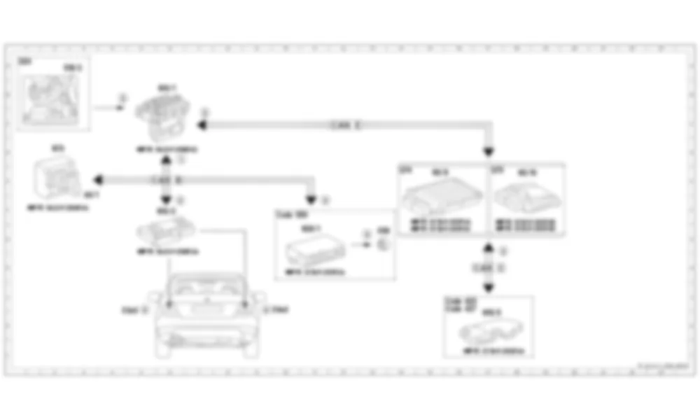 Электросхема Принципиальная электрическая схема срабатывания резервного света для Mercedes-Benz C-class (W204) 2007—2014