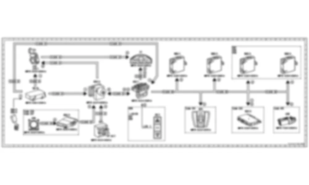 Электросхема Принципиальная электрическая схема, предварительный сейф для Mercedes-Benz C-class (W204) 2007—2014