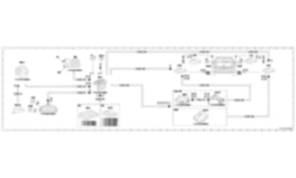 Электросхема Функциональная схема Adaptive Highbeam Assist для Mercedes-Benz E-class (C207) 2010-2017