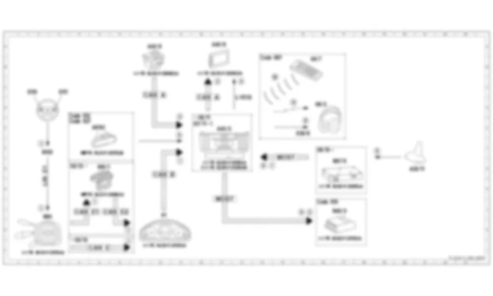 Электросхема Принципиальная электрическая схема функции SDAR для Mercedes-Benz E-class (C207) 2010-2017