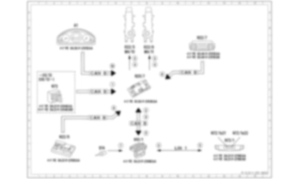 Электросхема Принципиальная электрическая схема AIRSCARF для Mercedes-Benz E-class (C207) 2010-2017