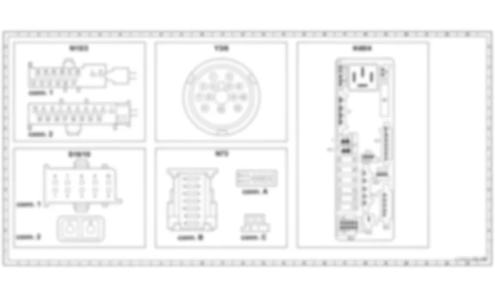 Распиновка разъемов схемы Автоматическая коробка передач (AT) для Mercedes-Benz CLK-class (W208) 1997—2003 Распиновка разъемов схемы Автоматическая коробка передач (AT) для Mercedes-Benz CLK-class (W208) 1997—2003