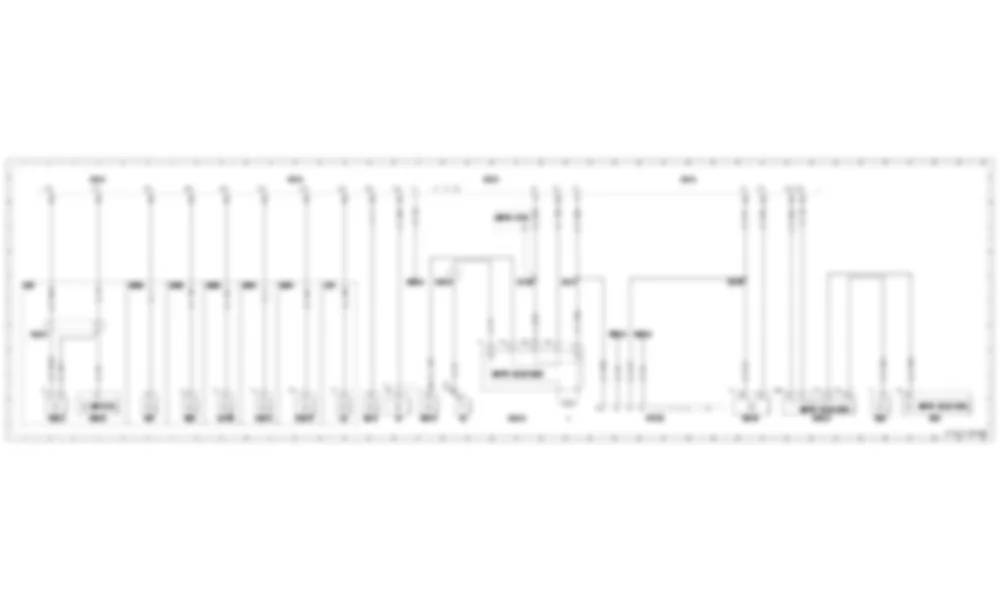 Электросхема Разъем канала передачи данных / диагностический разъем для Mercedes-Benz CLK-class (W208) 1997—2003