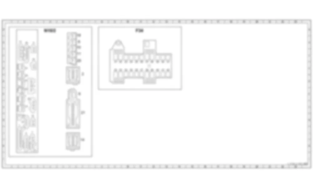 Распиновка разъемов схемы Модуль дистанционного управления запиранием багажника для Mercedes-Benz CLK-class (W209) 2002—2009