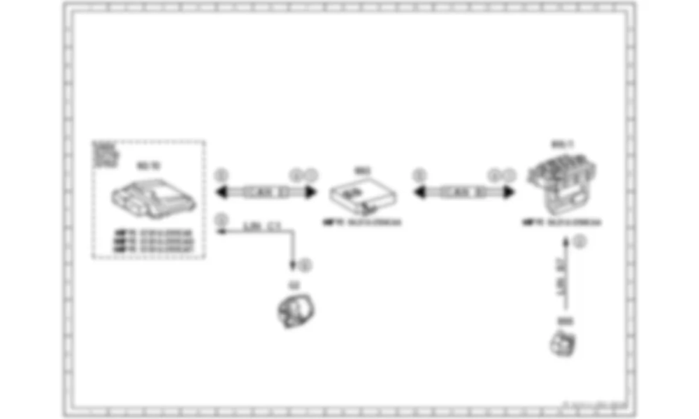 Электросхема Принципиальная электрическая схема для динамического увеличения холостого хода для Mercedes-Benz CL-class (C216) 2006—2014