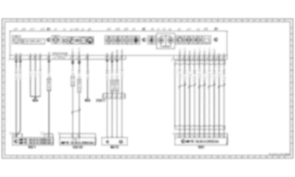 Электросхема Модуль управления приборной панелью (IC) для Mercedes-Benz CL-class (C216) 2006—2014