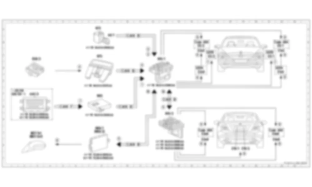 Электросхема Принципиальная электрическая схема задержки выключения фар (SWA) для Mercedes-Benz CL-class (C216) 2006—2014