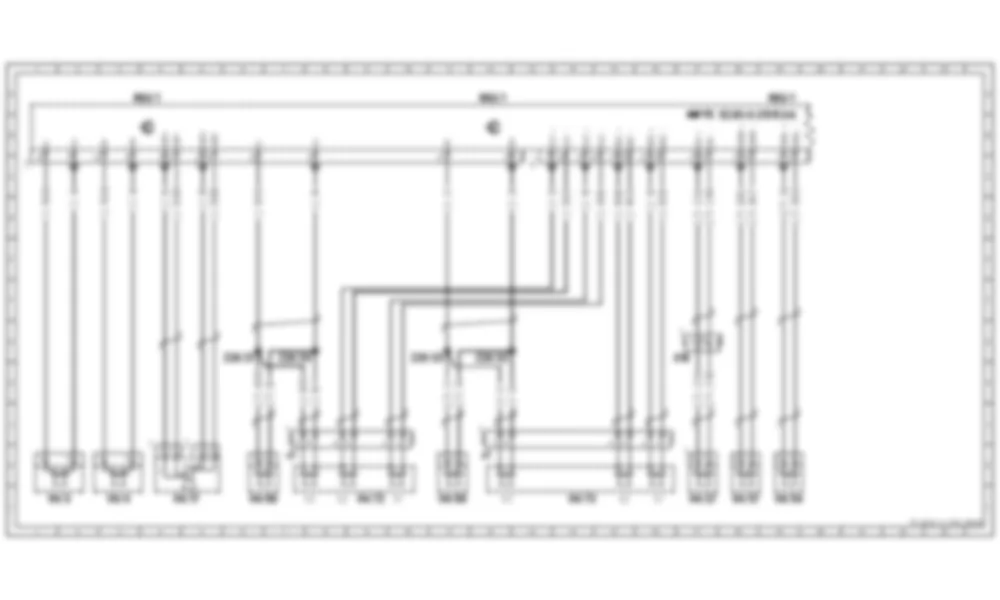 Электросхема Музыкальные колонки для Mercedes-Benz CL-class (C216) 2006—2014