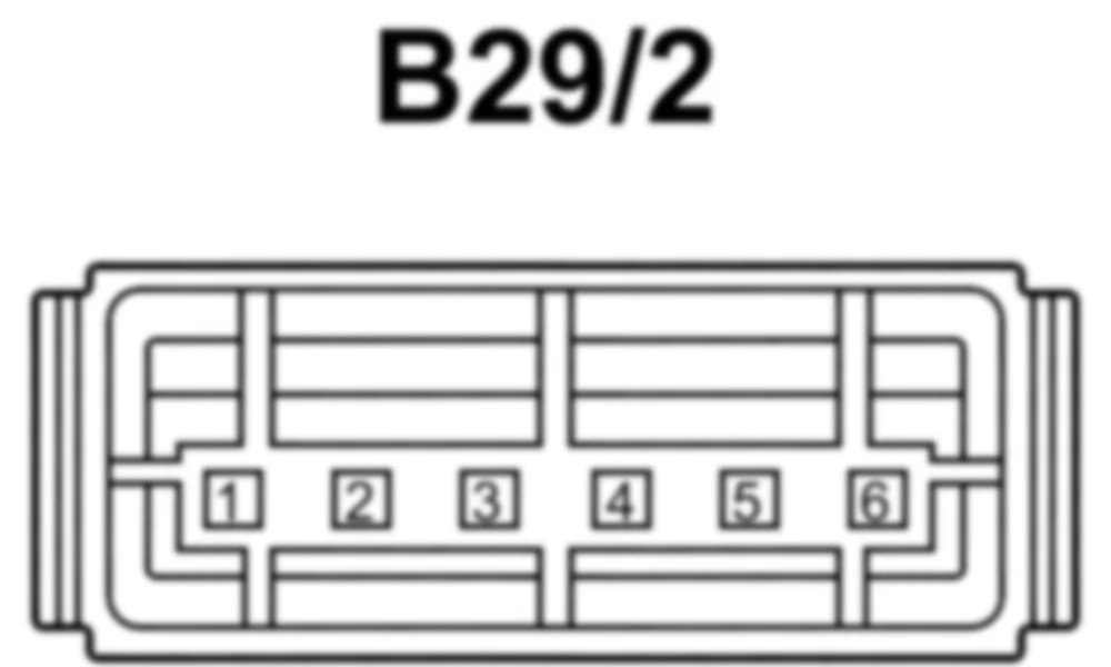 Распиновка разъема B29/2 -  Датчик DISTRONIC (DTR) / левый передний бампер для Mercedes-Benz CLS-class (C218) 2010—2018