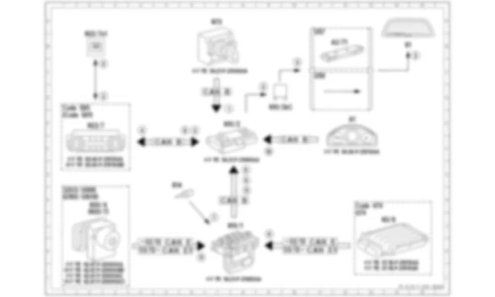 Электросхема Функциональная схема электрического обогревателя заднего стекла для Mercedes-Benz CLS-class (C218) 2010—2018