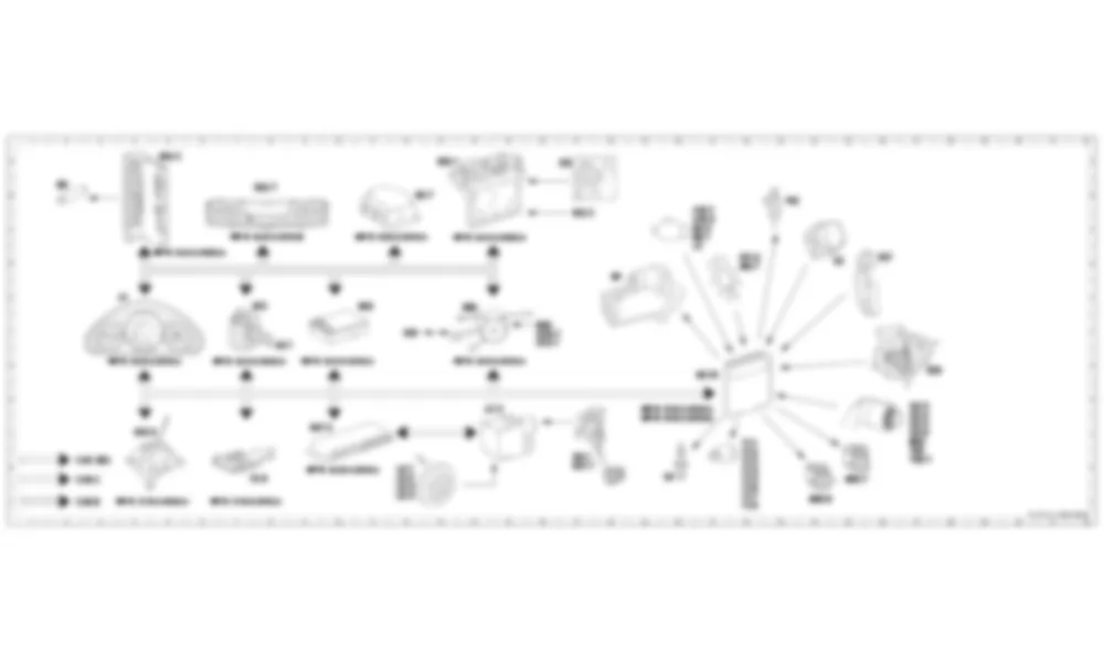 Электросхема Функциональная схема электрической системы управления двигателем ME для Mercedes-Benz CLS-class (C219) 2004—2010