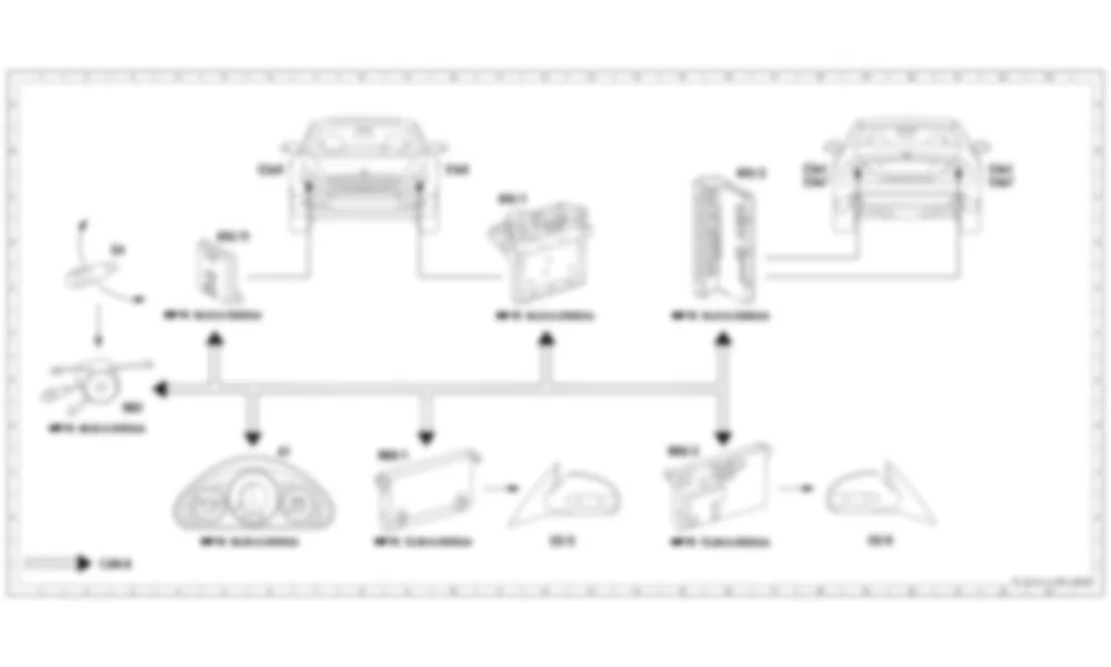 Электросхема Функциональная схема электрической системы для наружного освещения для Mercedes-Benz CLS-class (C219) 2004—2010
