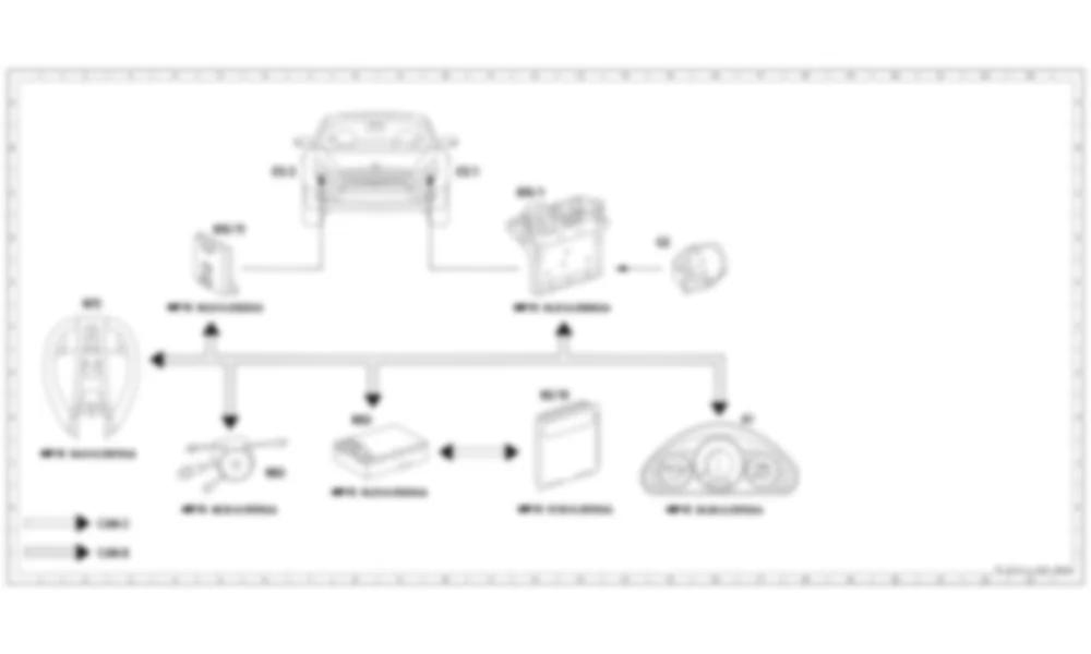 Электросхема Функциональная схема электрической системы для наружного освещения для Mercedes-Benz CLS-class (C219) 2004—2010