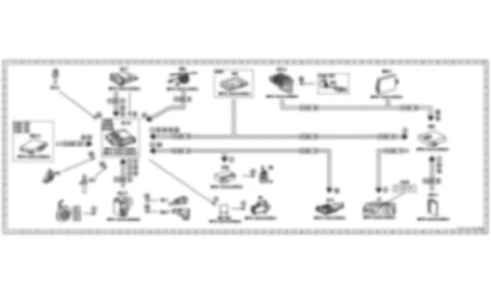 Электросхема Принципиальная электрическая схема запуска / остановки двигателя для Mercedes-Benz S-class (W221) 2005—2013 Электросхема Принципиальная электрическая схема запуска / остановки двигателя для Mercedes-Benz S-class (W221) 2005—2013