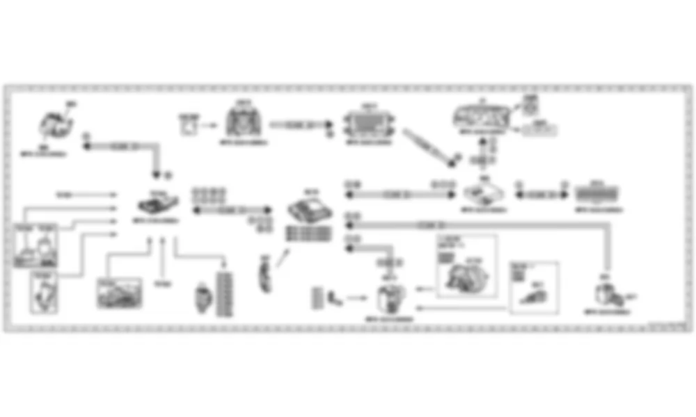 Электросхема Принципиальная электрическая схема для полностью интегрированного управления коробкой передач для Mercedes-Benz S-class (W221) 2005—2013
