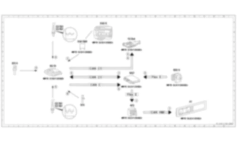 Электросхема Принципиальная электрическая схема системы очистки выхлопных газов для Mercedes-Benz S-class (W222) 2013-2020