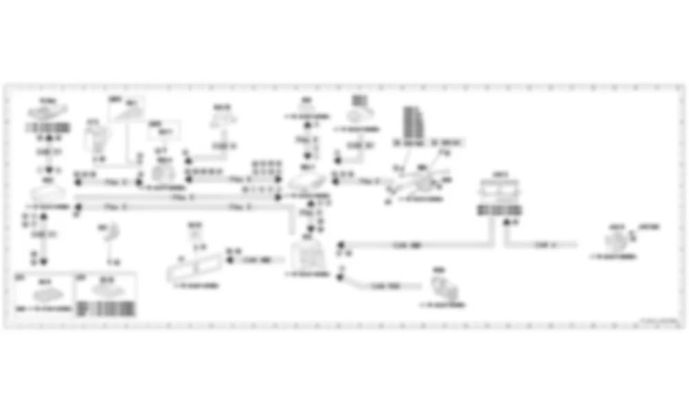 Электросхема Схема электрических функций Distronic PLUS для Mercedes-Benz S-class (W222) 2013-2020